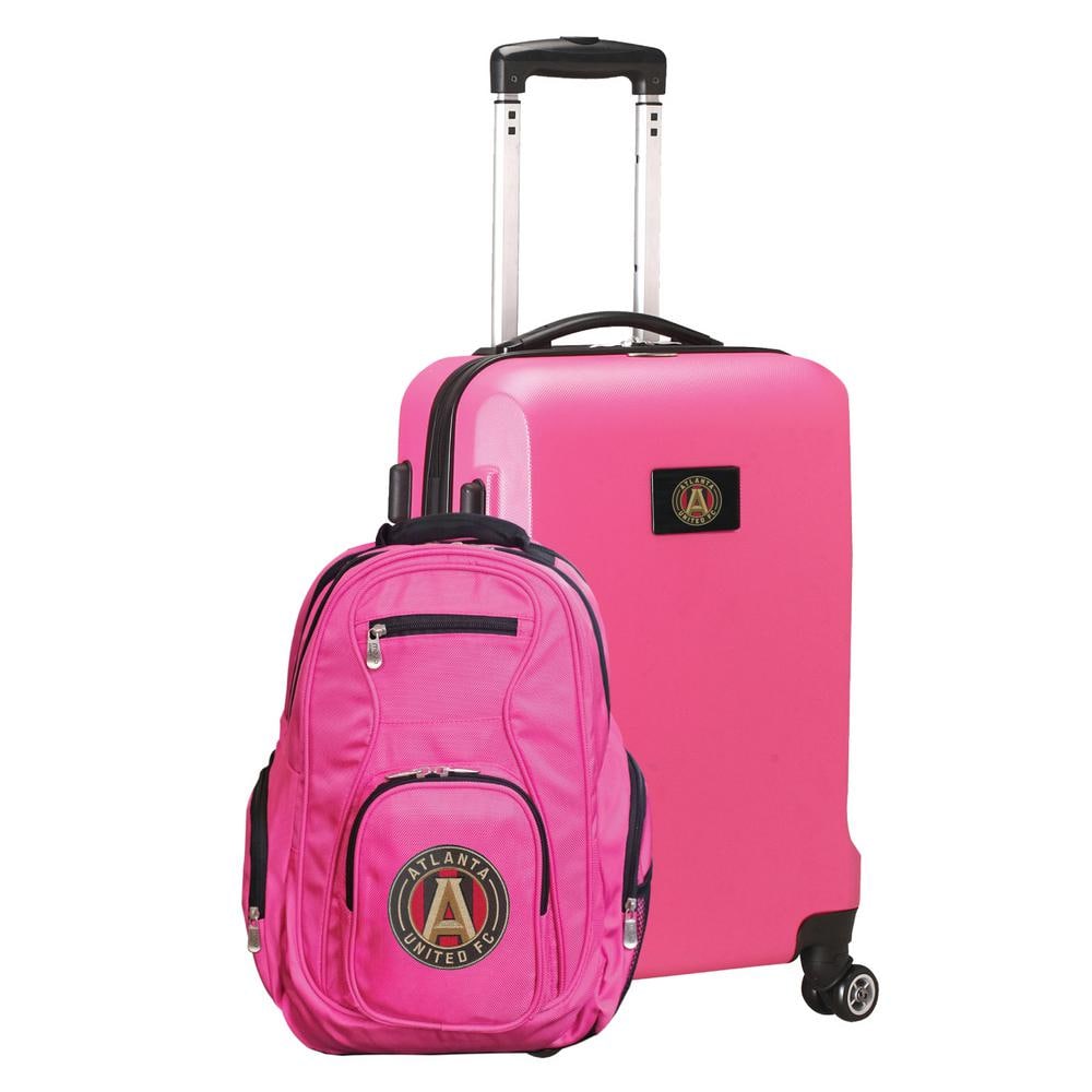 Sporting Kansas City 21 in. Deluex 2-Piece Backpack and Carry-on Set- Pink