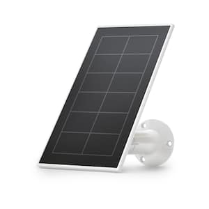 Solar Panel Charger - Works with Pro 5S 2K, Pro 4, Pro 3, Ultra 2, Ultra, Go 2 and Floodlight Cameras, White