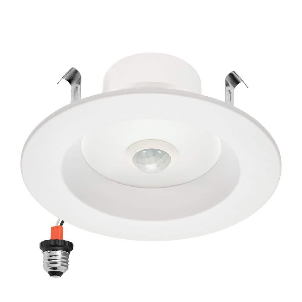 4 in. Retrofit Recessed LED Motion Sensor Downlight, 1000 Lumens, 5 CCT Color Selectable 2700K-5000K price history on PriceWatchPro