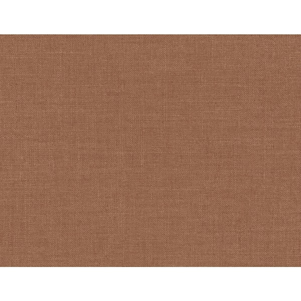 Seabrook Designs Copper Hopsack Embossed Vinyl Unpasted Wallpaper Roll 60.75 sq. ft.