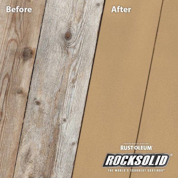 1 gal. Sandstone Exterior 6X Deck Coat