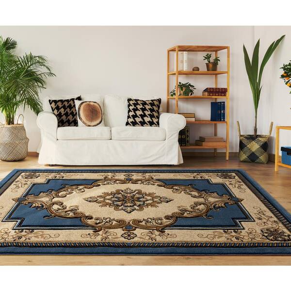 United Weavers Bristol Fallon Blue 2 ft. 7 in. x 4 ft. 2 in. Area Rug 2050  10560 35C - The Home Depot