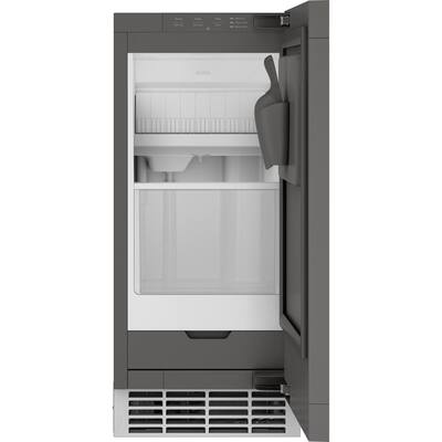 15 in 50lb Built-In or Freestanding Ice Maker with Nugget Ice, Custom Panel Ready