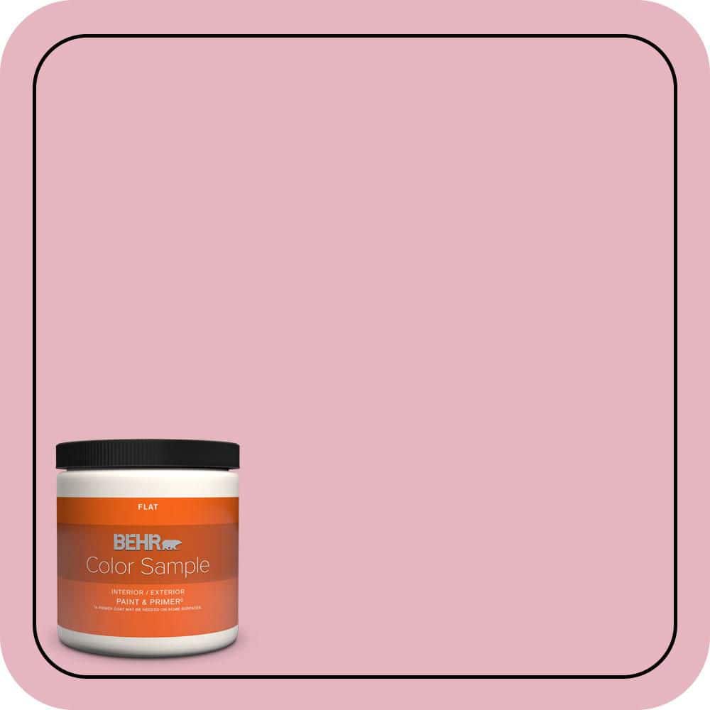 8 oz. #M140-3 Premium Pink Flat Interior/Exterior Paint & Primer Color Sample price history on PriceWatchPro