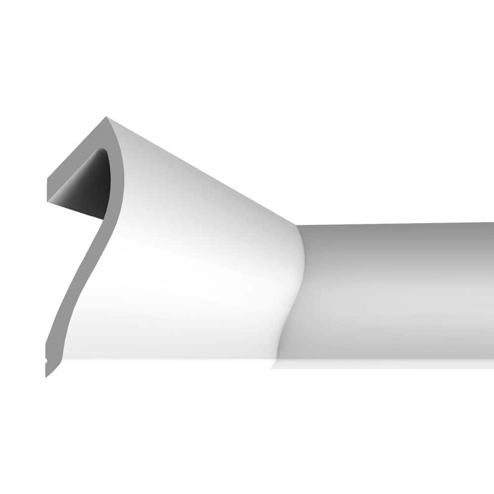 Primed White Polyurethane Crown Moulding for Indirect Lighting