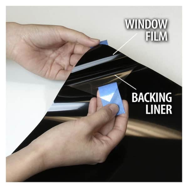 Details about   BLACK OUT PRIVACY SECURITY WINDOW TINT FILM 60"x 100 FEET INTERSOLAR USA 