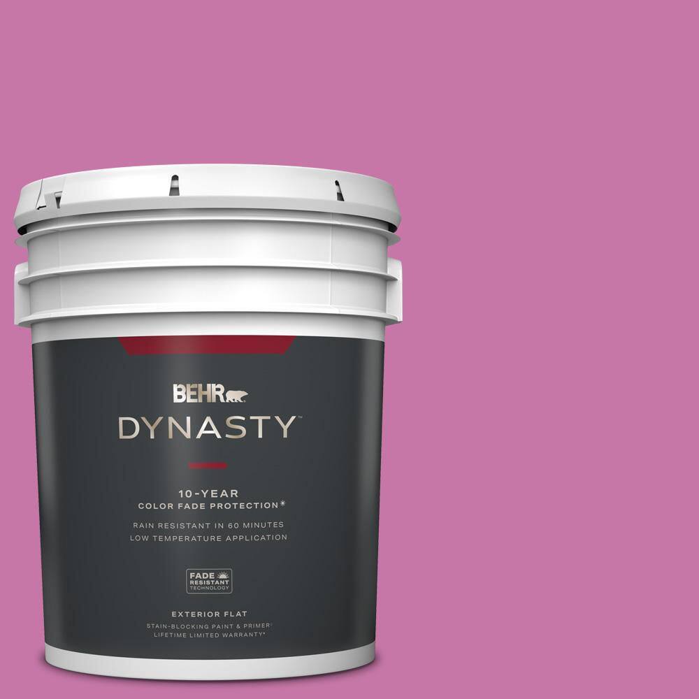BEHR DYNASTY 5 gal. 680B5 Strawberry Freeze Flat Exterior Stain