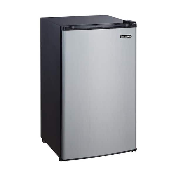 Magic Chef MCBR350S2 3.5 Cubic Feet Compact Mini Refrigerator & Freezer,  Silver, 1 Piece - Kroger