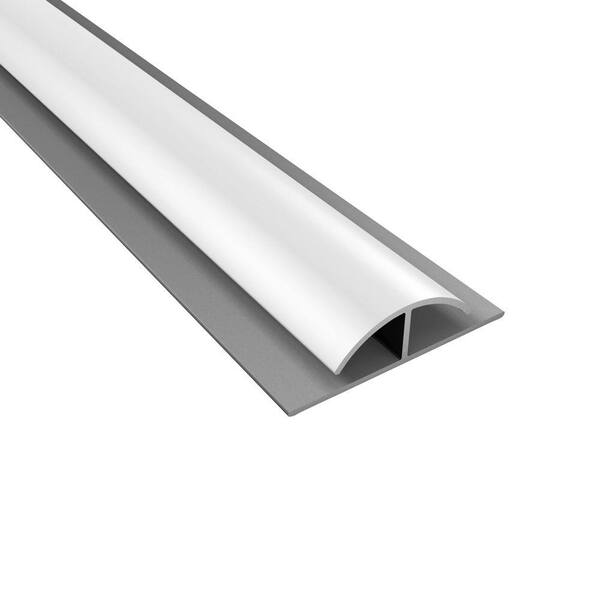 Fasade 4 ft. Large Profile Divider Trim in Matte White