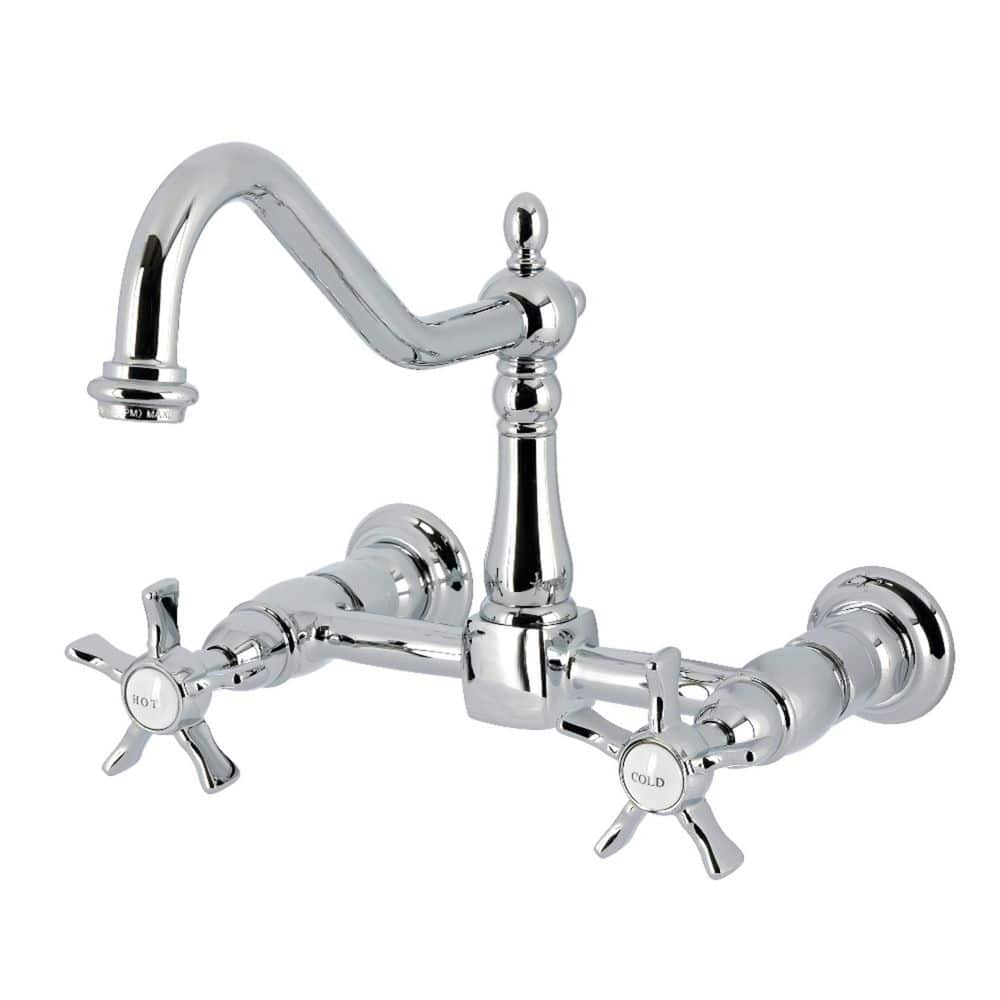 Hamilton 2-Handle Wall Mount Standard Kitchen Faucet in Polished Chrome price history on PriceWatchPro