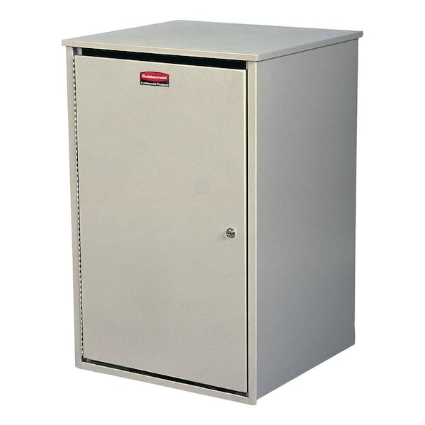 Rubbermaid 36 Gal. Metal Confidential Document Container with Confidential Document Bag