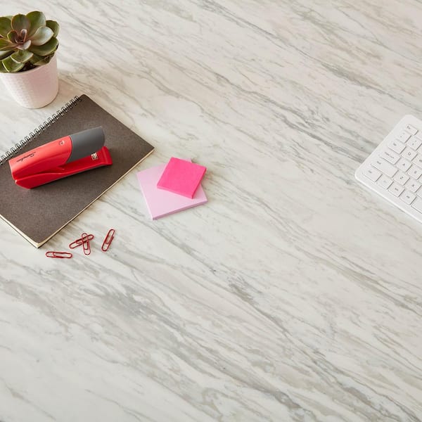 Hampton Bay 8 ft. Straight Laminate Countertop in Matte Manhattan