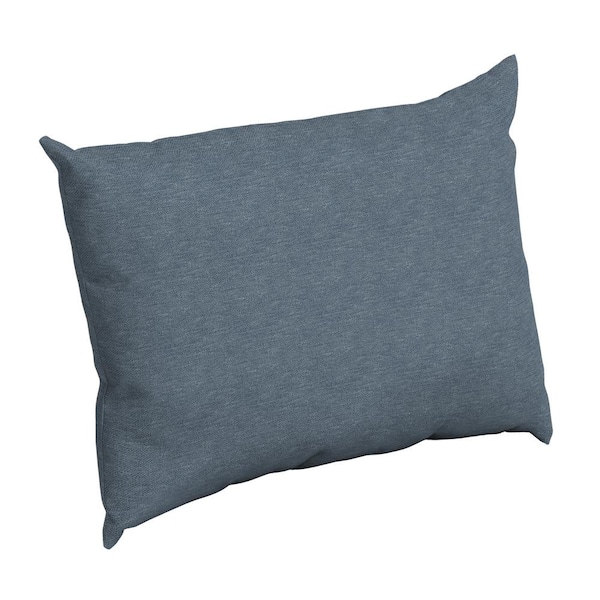 ARDEN SELECTIONS Denim Alair Texture Rectangle Outdoor Throw Pillow