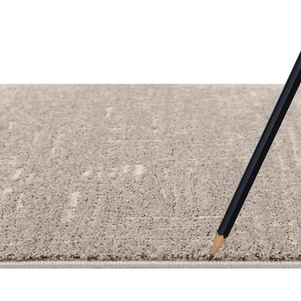 Urban Chic Gray 3 ft. x 4 ft. Contemporary Area Rug