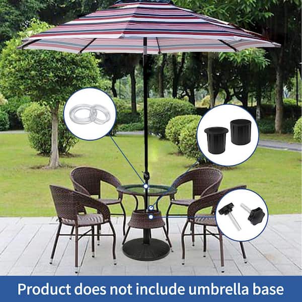 electric outlets for patio umbrella poles TOBBOMEY Pole Plug Connector - 2.9cm Joint Screw Replacement it prevents scratches and keeps your umbrella steady against the wind SenQWFa 2 Inch Silicone Patio
