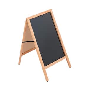 23.5 in. W x 30.75 in. H Wood A Frame Chalkboard Sign