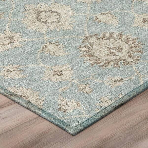 Chantille Machine Washable Indoor/Outdoor Abstract ACN3023 Spa 3 ft. x 4 ft. Area Rug