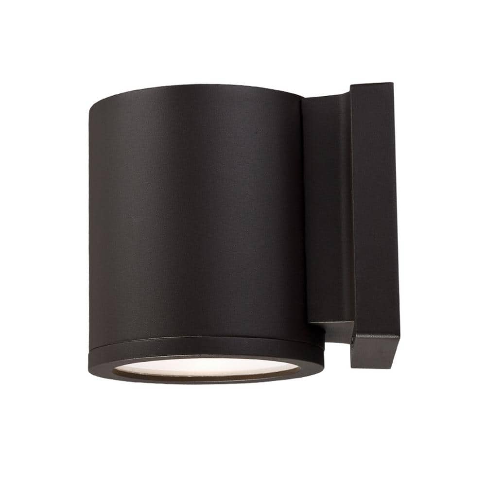 Bronze Cylinder Dimmable LED Wall Sconce