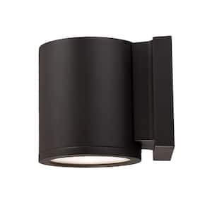 Tube 1-Light Bronze ENERGY STAR LED Indoor or Outdoor Wall Cylinder Light