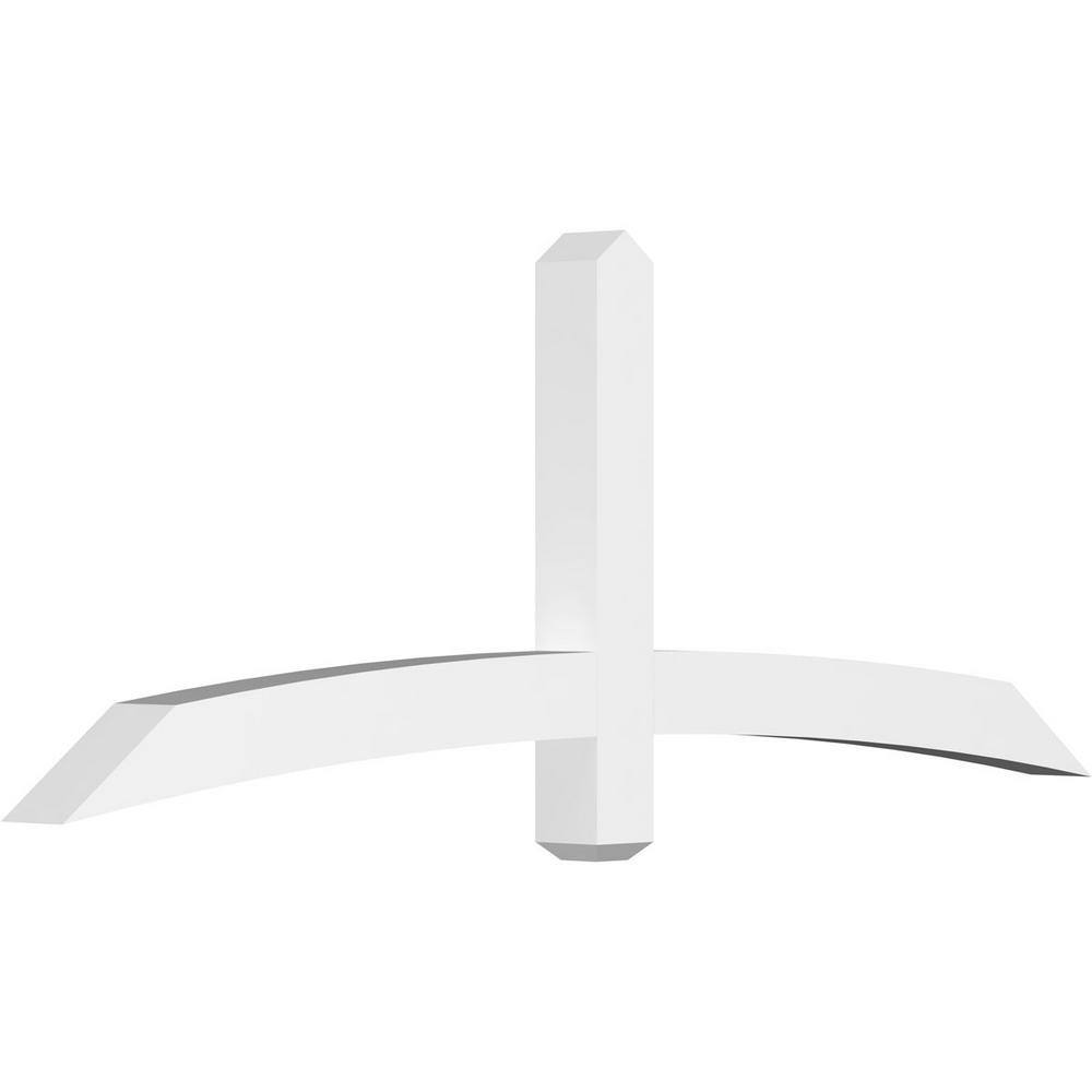 72 in. W x 27 in. H x 4 in. D x 4 in. F, 9/12 Pitch, Bellingham Signature Urethane Gable Bracket, Primed Tan price history on PriceWatchPro