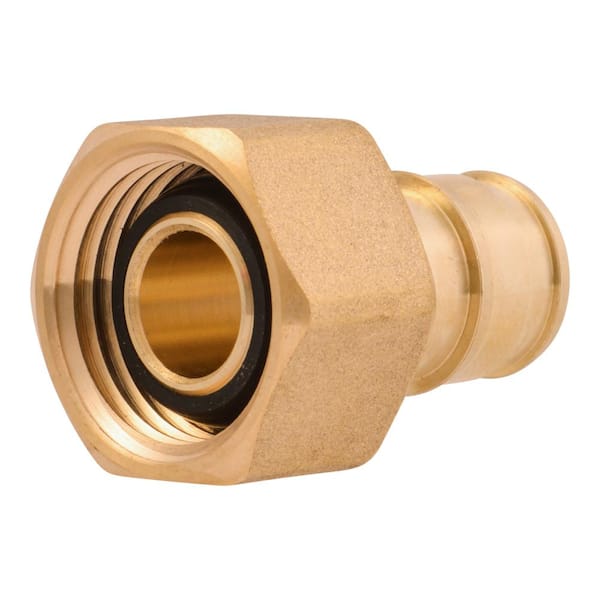 SharkBite 1/2 in. PEX-A x 1/2 in. NPSM Brass Expansion Swivel Adapter