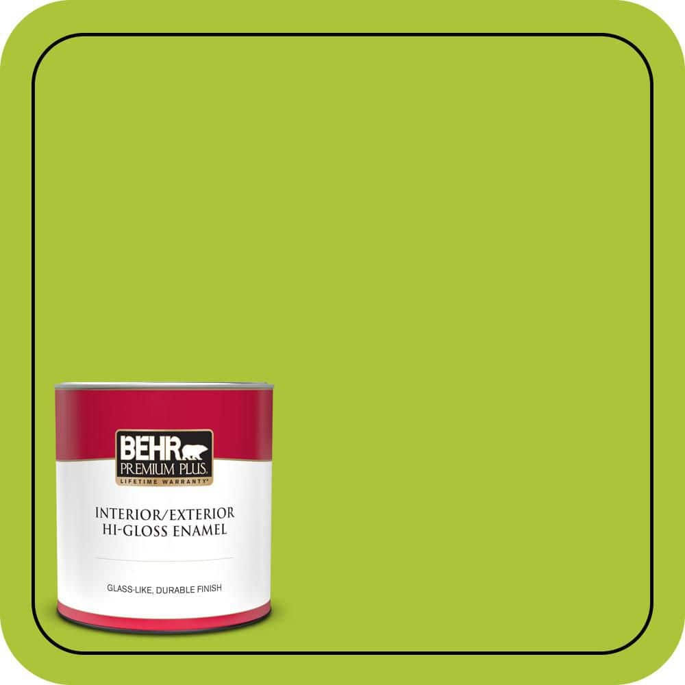1 qt. #410B-6 Crisp Green Hi-Gloss Enamel Interior/Exterior Paint & Primer price history on PriceWatchPro