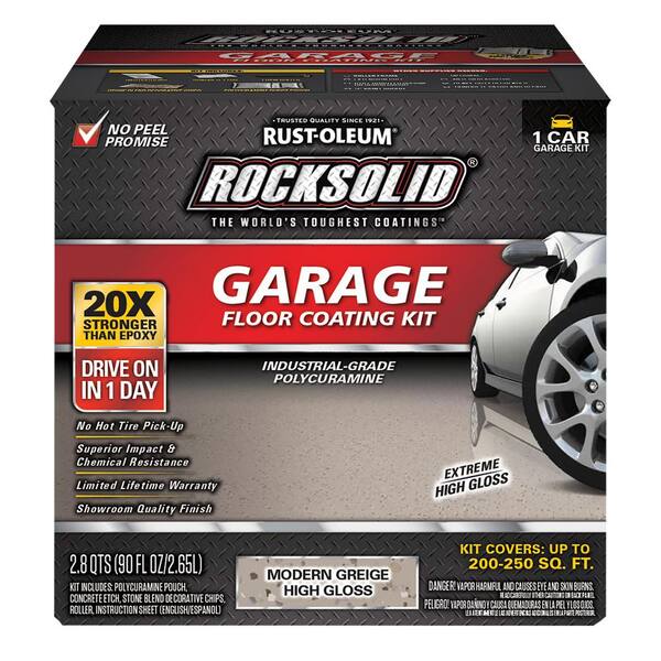Rust-Oleum RockSolid 90 oz. Modern Greige Polycuramine 1 Car 