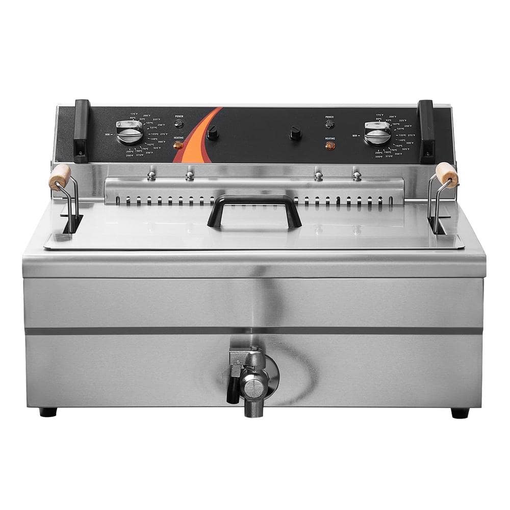 Commercial Deep Fryer 30.6 Qt. Electric Turkey Fryer 3000W Countertop with Basket 122-392 F price history on PriceWatchPro