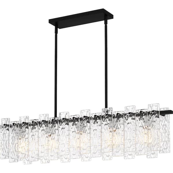 Quoizel Caspian 5-Light Matte Black Chandelier