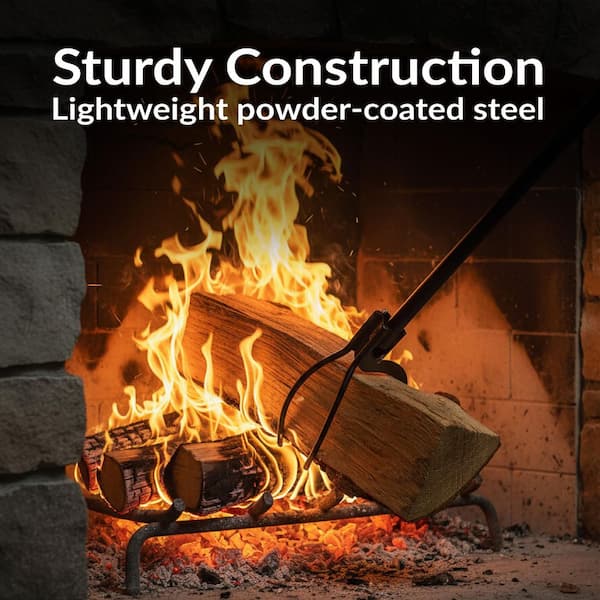 Sunnydaze 36 in. Spring-Loaded Firewood Log Grabber Claw SM-LG101