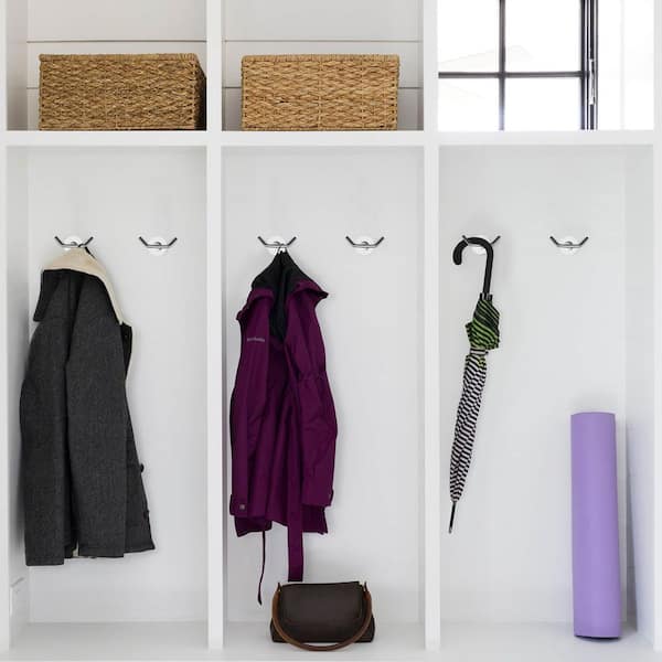 Wall Mounted Knob Robe/Towel Hook 304 Stainless Steel in Polished Chrome