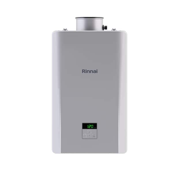 Rinnai High Efficiency 6.6 GPM Residential 160,000 BTU Interior Natural Gas Tankless Water Heater with Recirculating Pump