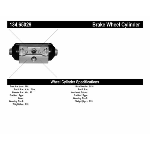 Centric Parts Drum Brake Wheel Cylinder