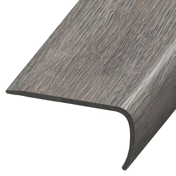 Waterproof Rigid Core Flush Stair Nosing in the color Safron 0.98 in. T x 4.33 in. W x 94 in. L