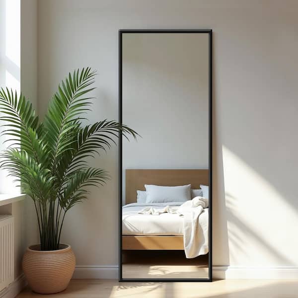 Lumioca Black 19 in. W x 56 in. H Arch Aluminum Frame Wall