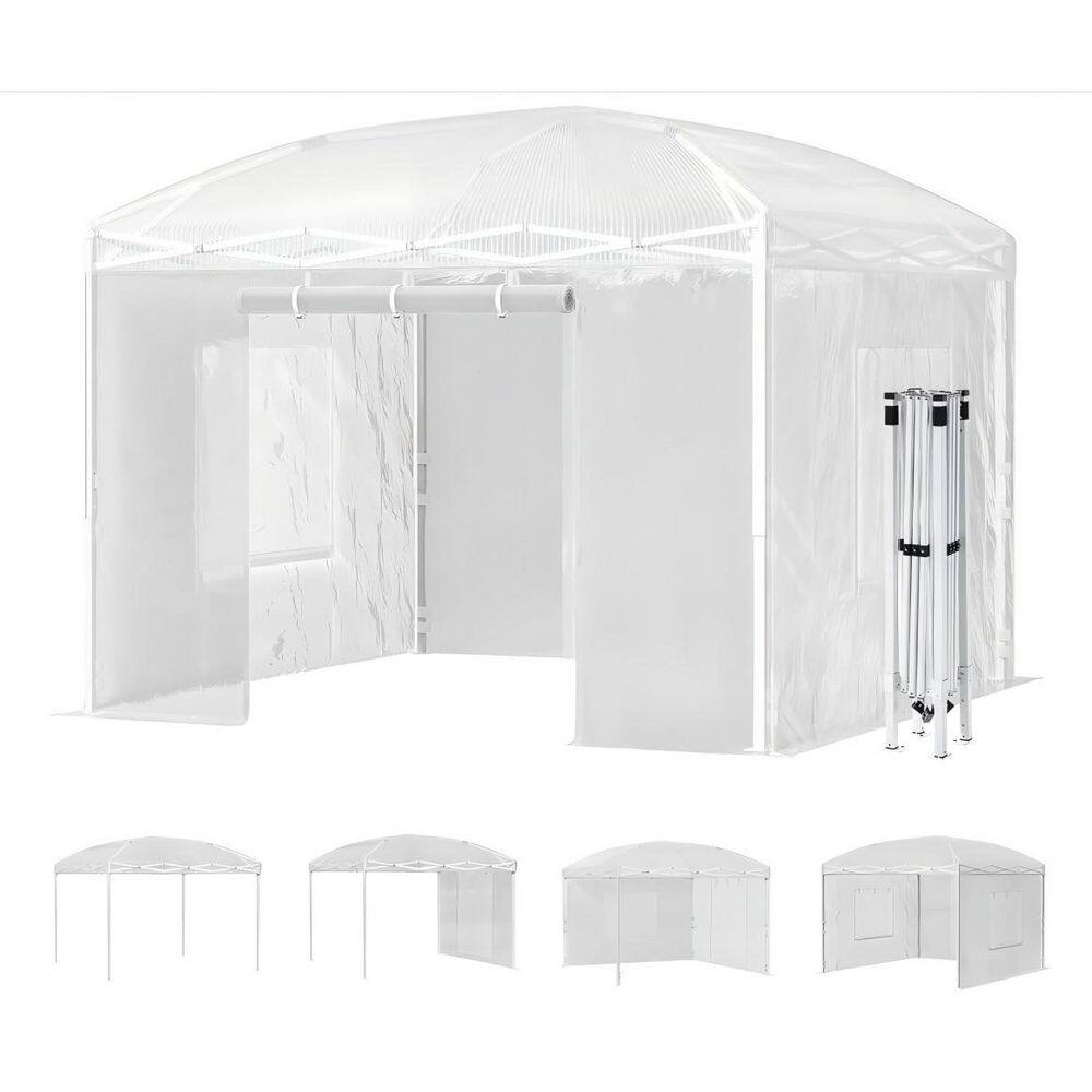116 in. W x 116 in. D x 102 in. H Reinforced Frame White Greenhouse price history on PriceWatchPro