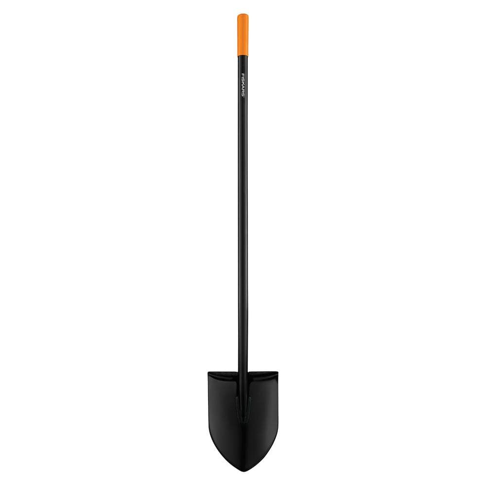 Fiskars Steel Long-Handle Digging Shovel  57.5  Long Garden Shovel