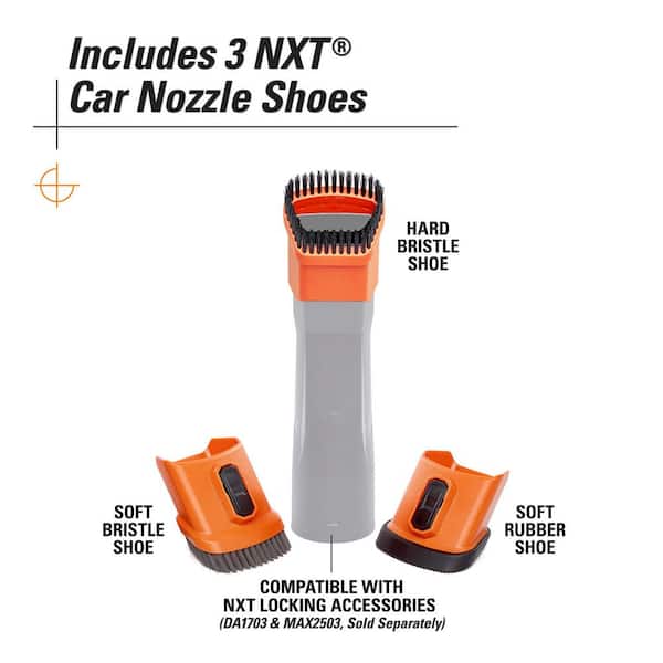 RIDGID NXT Car Nozzle Shoe Kit and NXT Floor Tool Shoe Kit for