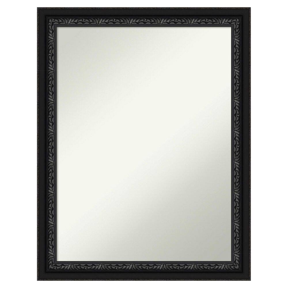 Downton Black 21.5 in. x 27.5 in. Non-Beveled Traditional Rectangle Wood Framed Bathroom Wall Mirror price history on PriceWatchPro
