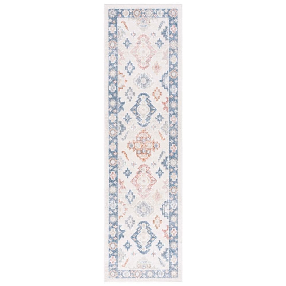 Blair Beige/Blue  2 ft. x 8 ft. Machine Washable Aztec Ornate Border Runner Rug price history on PriceWatchPro