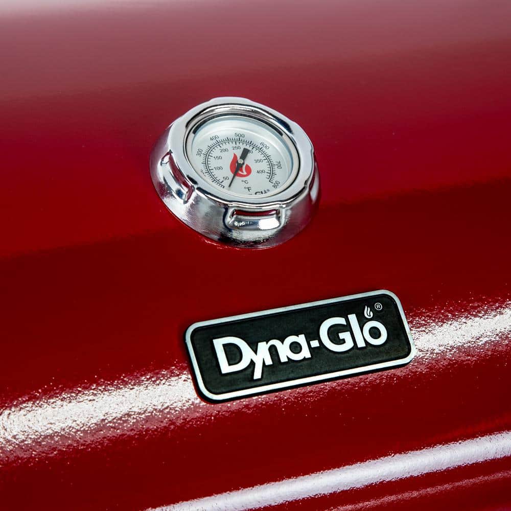 Dyna-Glo Red 3-Burner Propane Gas Grill with Stainless Steel Cabinet