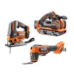 18V Brushless Cordless 2-Tool Combo Kit with Jig Saw and 3 in. x 18 in. Belt Sander (Tools Only) w/ Brushless Multi-Tool