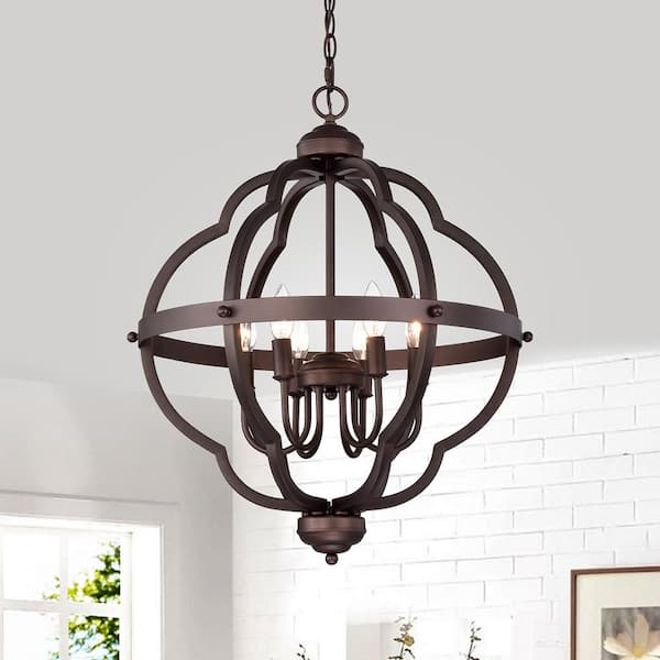 Oil rubbed clearance bronze foyer chandelier