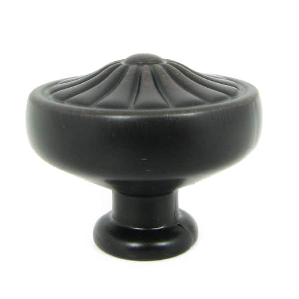 Stone Mill Hardware Darlington 1-1/4 in. Oil Rubbed Bronze Round Cabinet Knob (25-Pack)