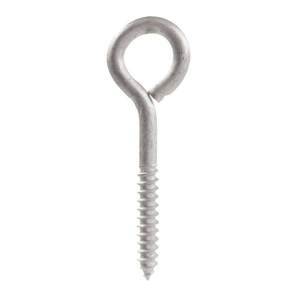 Everbilt 5/16 in. x 4-1/4 in. Galvanized Screw Eye 813536 - The Home Depot