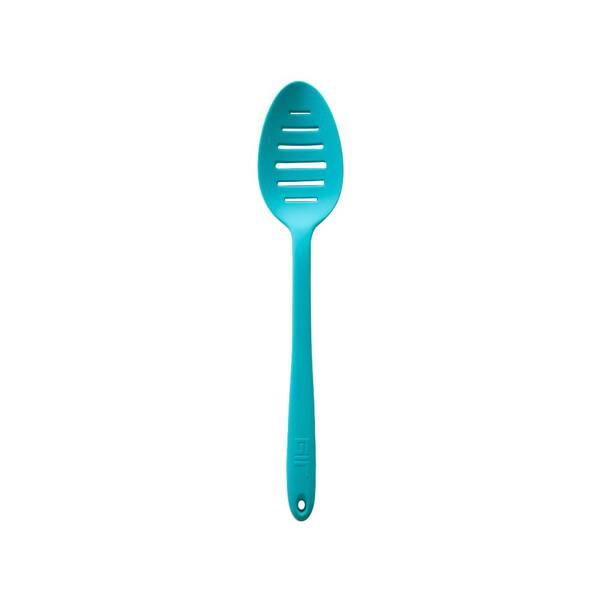 GIR Ultimate Silicone Teal Slotted Spoon