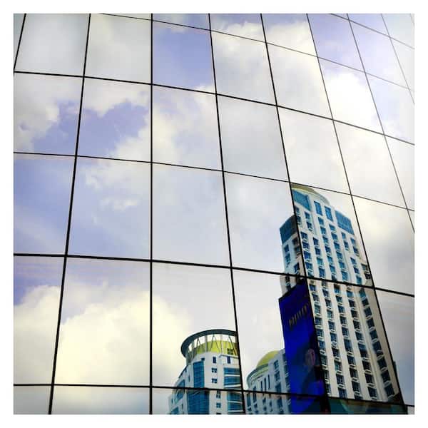 BuyDecorativeFilm 36 in. x 49 ft. S05 Heat Control Daytime Privacy One Way Mirror Silver 5 Window Film