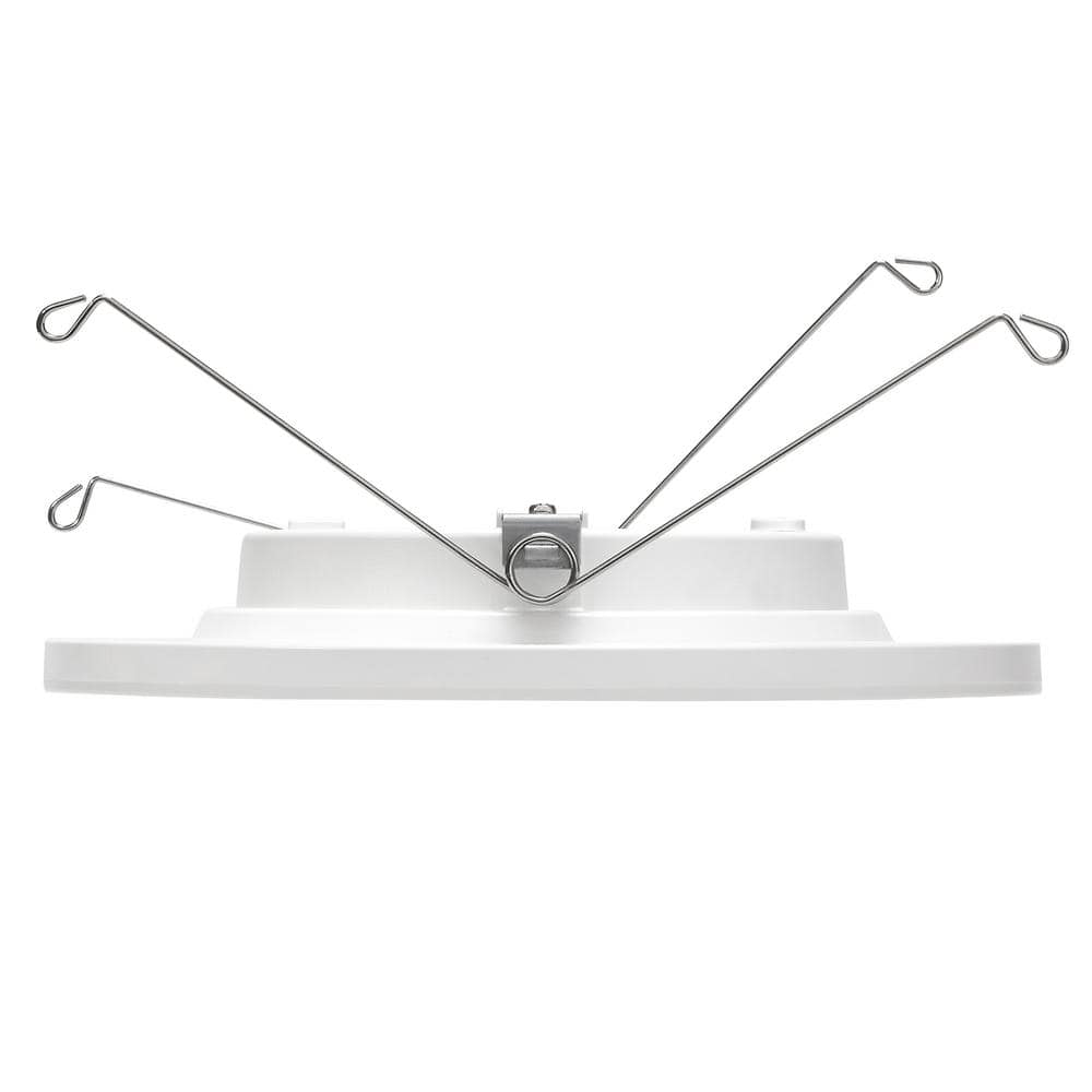 7.5-Inch White Aluminum LED Recessed Downlight with Night Light