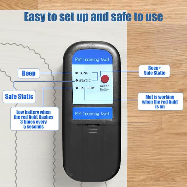 Phewnyzo Electric Pet Training Mat with 3 Modes Shock Pad