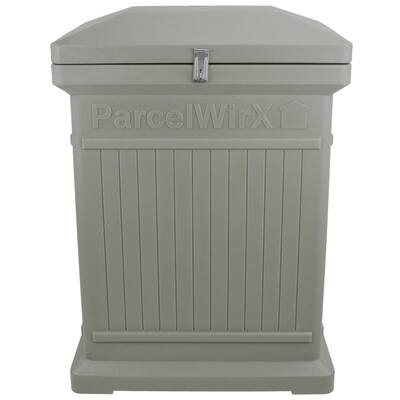 ParcelWirx Prestige Pewter Vertical Lockable Package Delivery Box